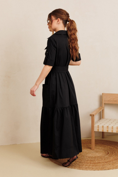 Платье AMORI 1004 черный - фото 4