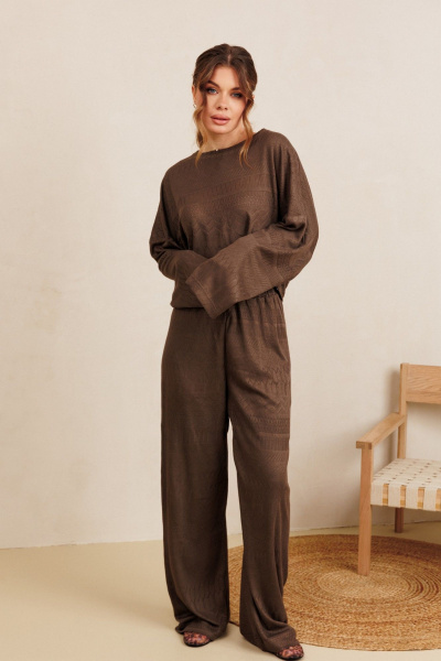 Брюки AMORI 5304 коричневый - фото 5