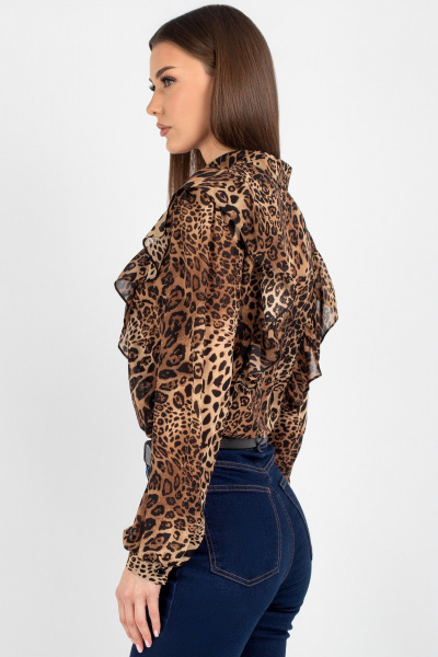 Блуза VIZAVI 815.1 леопарад - фото 7