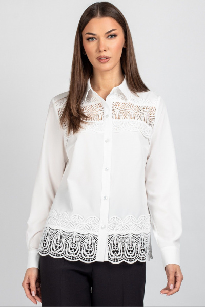 Блуза VIZAVI 747 молочный - фото 7