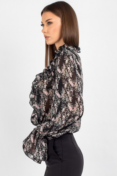 Блуза VIZAVI 744 цветы - фото 10