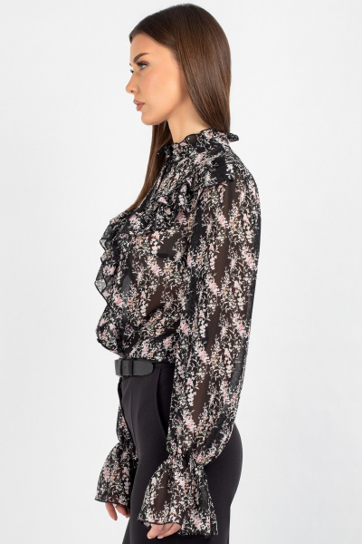 Блуза VIZAVI 744 цветы - фото 6