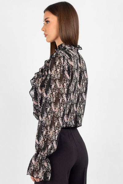 Блуза VIZAVI 744 цветы - фото 2