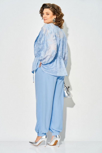 Блуза, брюки Liliana 1535 голубой - фото 6
