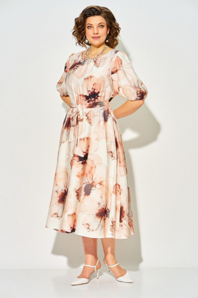 Платье Liliana 1536 пудра - фото 1