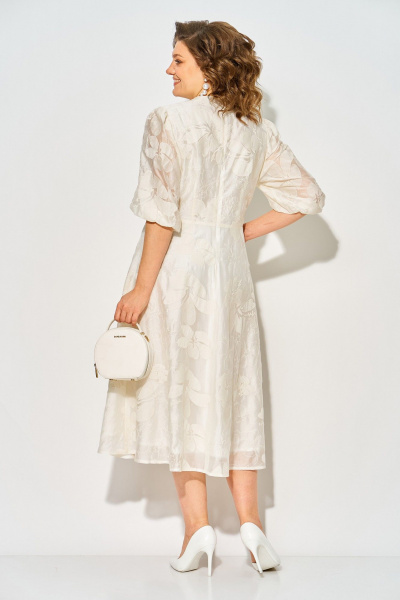 Платье Liliana 1537 экрю - фото 6