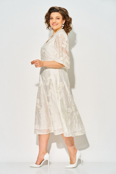 Платье Liliana 1537 экрю - фото 2