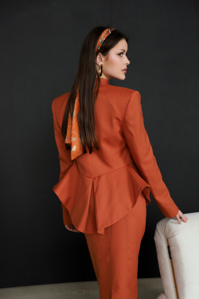 Жакет 16:48 2ПШ4 терракот - фото 8