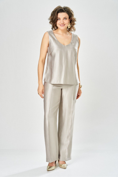 Брюки, рубашка, топ Bonna Image 1027/1 молочный - фото 9