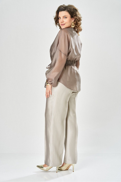 Брюки, рубашка, топ Bonna Image 1027/1 молочный - фото 7