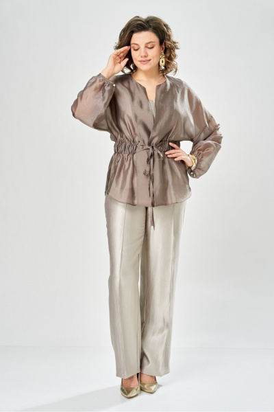 Брюки, рубашка, топ Bonna Image 1027/1 молочный - фото 5