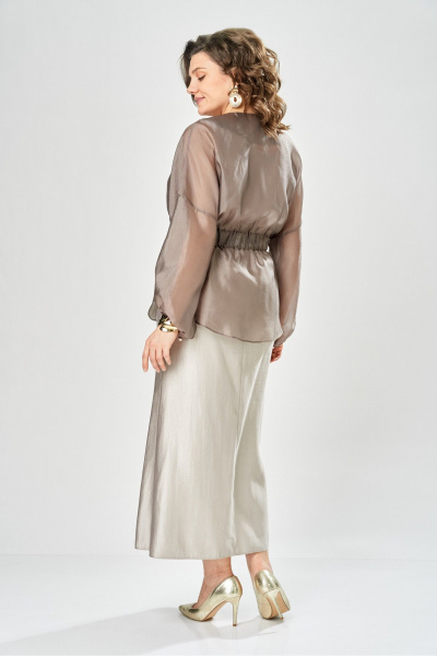 Блуза, топ, юбка Bonna Image 1052 молочный - фото 11