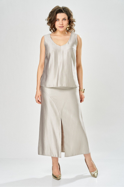 Блуза, топ, юбка Bonna Image 1052 молочный - фото 6