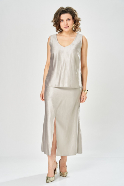 Блуза, топ, юбка Bonna Image 1052 молочный - фото 5