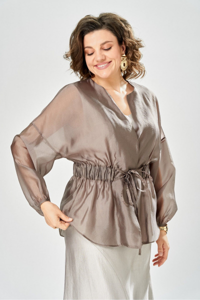 Блуза, топ, юбка Bonna Image 1052 молочный - фото 4