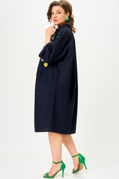 Платье SOVA 11318 синий - фото 3