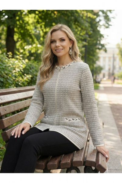 Жакет Belange 2866 молочный - фото 4