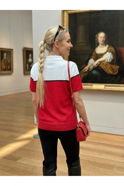 Джемпер Belange 3578 красный - фото 3