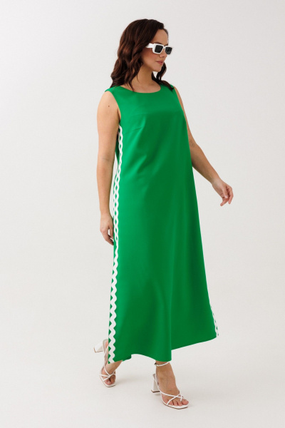 Сарафан Mubliz 321 зеленый - фото 11