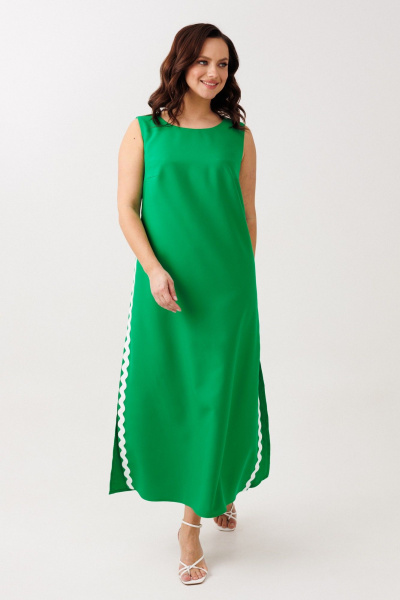 Сарафан Mubliz 321 зеленый - фото 4