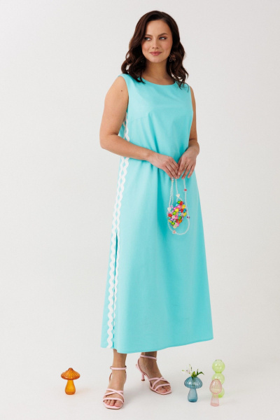 Сарафан Mubliz 321 голубой - фото 1