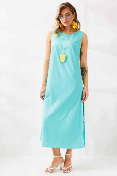 Сарафан Mubliz 321 голубой - фото 35