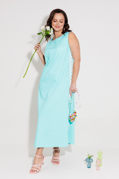 Сарафан Mubliz 321 голубой - фото 31