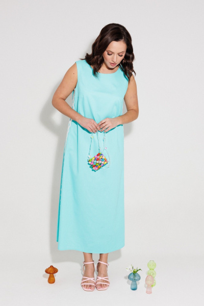 Сарафан Mubliz 321 голубой - фото 27