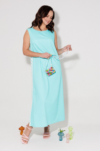 Сарафан Mubliz 321 голубой - фото 25