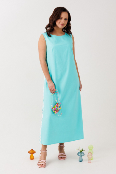 Сарафан Mubliz 321 голубой - фото 23