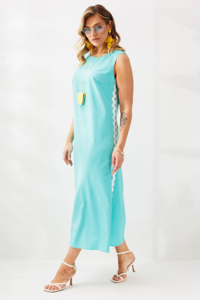 Сарафан Mubliz 321 голубой - фото 22