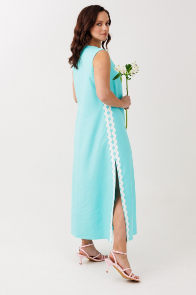Сарафан Mubliz 321 голубой - фото 13