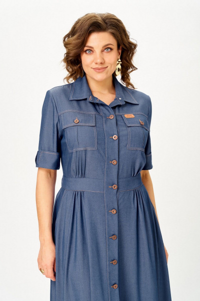 Платье Svetlana-Style 2314 индиго - фото 6