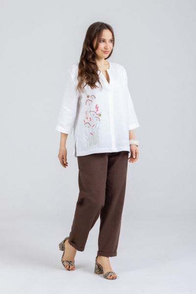 Брюки Mirolia 1155 шоколад - фото 7