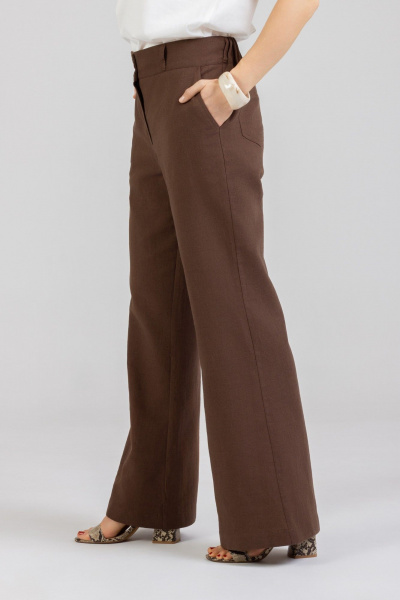 Брюки Mirolia 1257 шоколад - фото 6