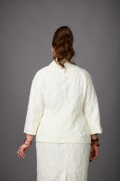 Жакет, юбка Rosheli 1181 молочный - фото 6