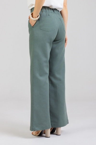 Блуза, брюки Mirolia 1297+1257 олива - фото 6