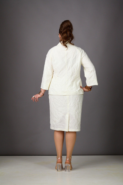 Жакет, юбка Rosheli 1181/Б молочный - фото 5