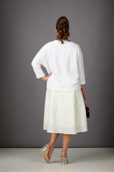 Платье Rosheli 1182/2 молочный - фото 3