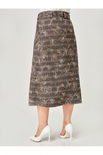 Юбка Zlata 4467 коричневый - фото 6