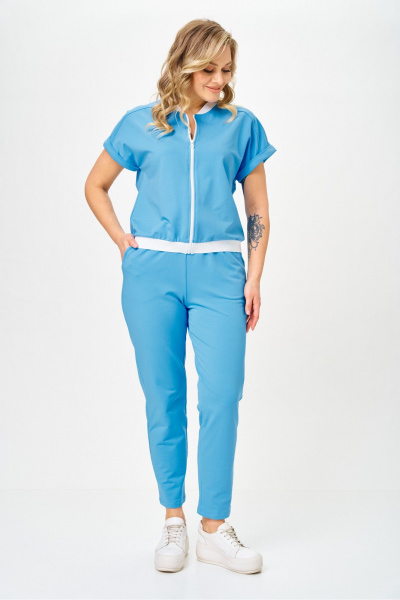 Брюки, свитшот STEFANY 2080-1 голубой - фото 2