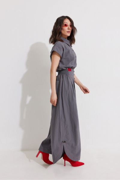 Комбинезон ElPaiz 1345 серый - фото 3