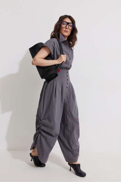 Комбинезон ElPaiz 1345 серый - фото 2