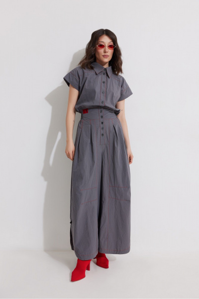 Комбинезон ElPaiz 1345 серый - фото 1