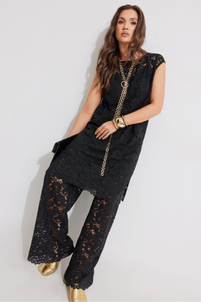 Брюки, топ, туника ElPaiz 1354 черный - фото 2