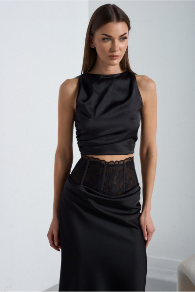 Топ Lady Line 5726 черный - фото 8