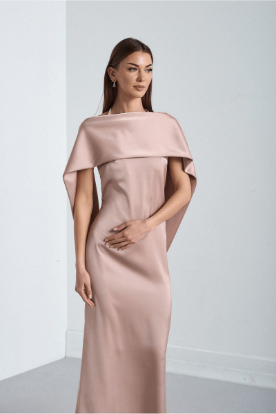 Платье Lady Line 5626 темно-розовый - фото 9