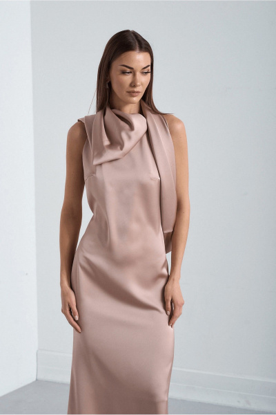 Платье Lady Line 5626 темно-розовый - фото 8