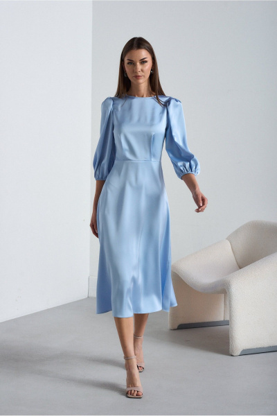 Платье Lady Line 5226 голубой - фото 12
