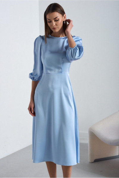 Платье Lady Line 5226 голубой - фото 9